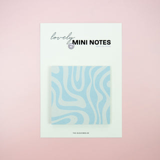 Mini Notes WAVY BLUE