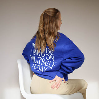 Oversized unisex Pullover BLUE