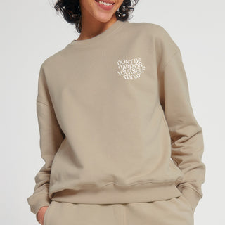 Oversized unisex Pullover SELF