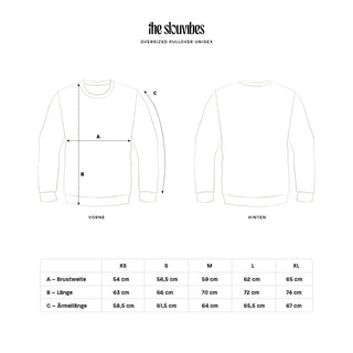 Pullover Größentabelle | the slouvibes