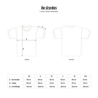 T-Shirt Tabelle| the slouvibes